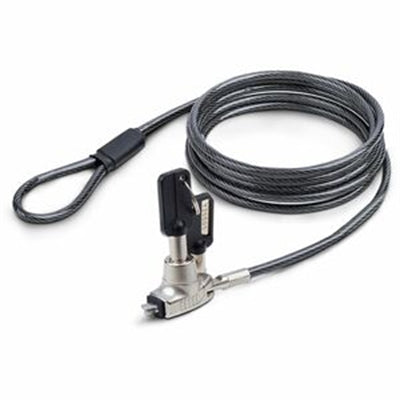 StarTech.com Slim Lock Noble Wedge® Slot Compatible, 6.6ft (2m) Keyed Locking Cable, Desk Anti-Theft Security For Laptop/Notebook Computer StarTech.com Slim Lock Noble Wedge® Slot Compatible, 6.6ft (2m) Keyed Locking Cable, Desk Anti-Theft Security For Laptop/Notebook Computer